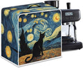 Starry Night Cat Print Coffee Machines Covers by PJHEQOXE