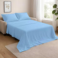 NON Sticky cotton Twin Size Sleeper Sofa Sheets, 4 Piece Egyptian Cotton Bed by Non-StickyCotton