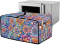 Boho Mandala Floral Print Microwave Oven Dust Cover by HwzdsyxlCreativeHomeDecor