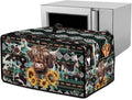 Toaster Oven Dust Cover Washable Fabric Convection Oven Cover Protector by Garucesta