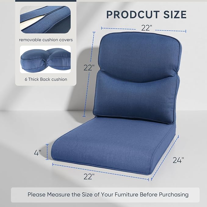 10-Piece Outdoor Patio Cushion Set - Image 8