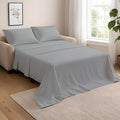 NON Sticky cotton Twin Size Sleeper Sofa Sheets, 4 Piece Egyptian Cotton Bed by Non-StickyCotton