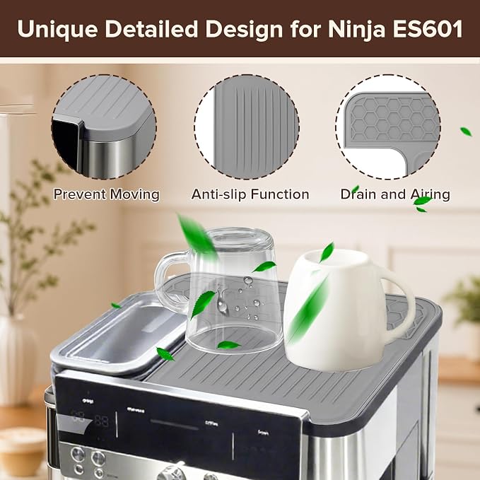 Top Mat for Ninja Luxe Cafe Espresso Machine ES601 ES701, Protects Top Surface - Image 5