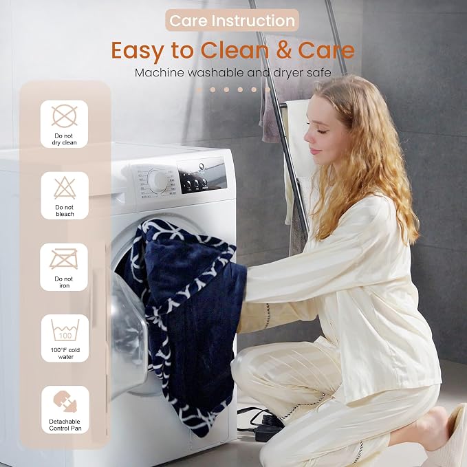 Heated Throw Blanket Electric Blanket - Image 7
