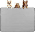 Dog Food Mat, Extra Large 40" x 28" Silicone Pet Feeding Mat by Bartuke