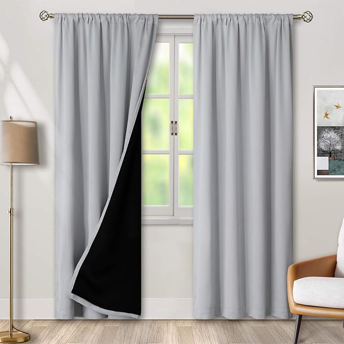 BGment Long Blackout Curtains for Living Room 90 Inch Length, Full Room by BGment