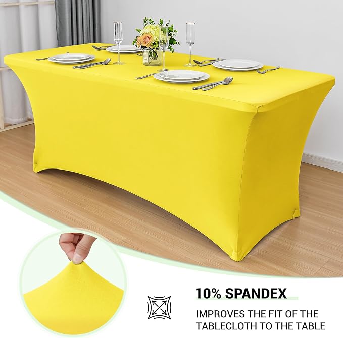 Obstal 8Ft Stretch Spandex Table Cover - Image 2
