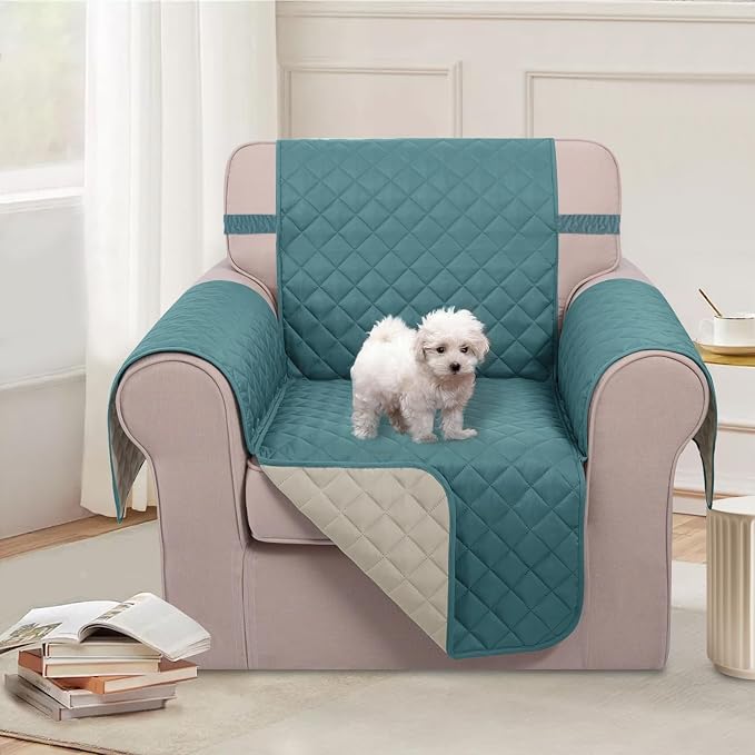 U-NICE HOME Recliner Chair Covers Reversible Chair Cover Pet Covers - Image 2