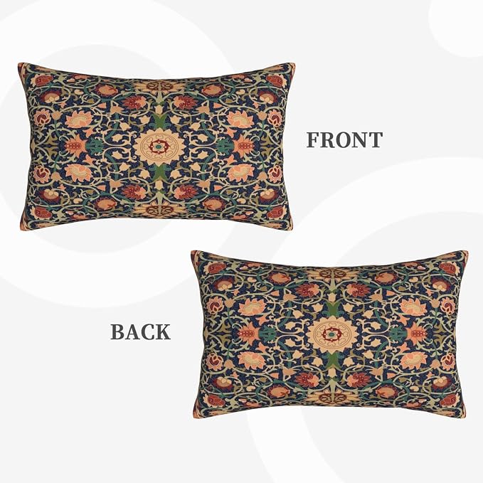 William Morris Vintage Floral 20x12 inches Throw Pillow Covers Cushion Covers - Image 5