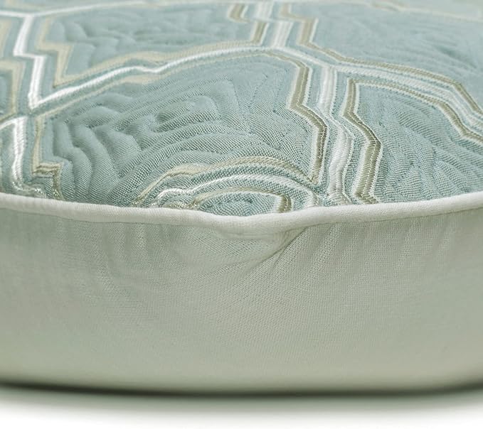 The HomeCentric King/Queen/Twin Light Blue Decorative Bed Runner King 90"x18" - Image 6