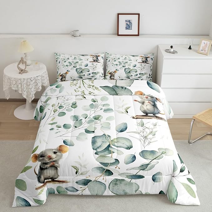 Erosebridal Kids Cute Animal Twin Comforter Set - Image 2