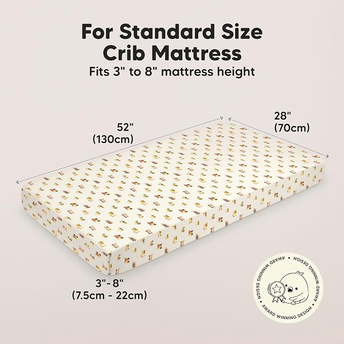 KeaBabies 2-Pack Baby Crib Sheets - Image 3