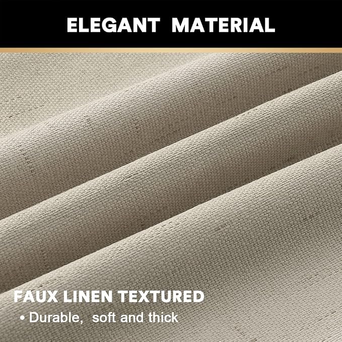 PrinceDeco 100% Blackout Curtains - Image 5