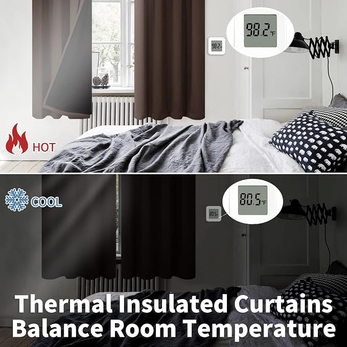 BGment Thermal Insulated 100% Blackout Curtains - Image 4