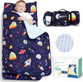 ACRABROS Toddler Nap Mat with Pillow and Blanket, Extra Large Rolled Napping by ACRABROS