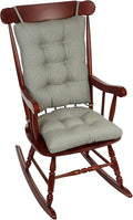 Klear Vu Omega Non-Slip Rocking Chair Cushion, Assembled in USA, Thick Tufted by KlearVUHomeTextiles