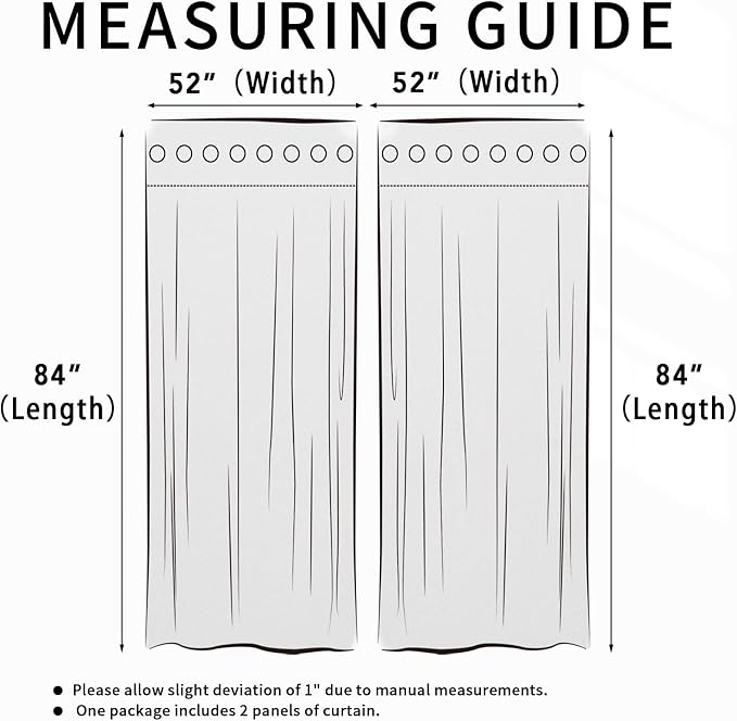Easy-Going Linen Look Blackout Curtain Grommet Window Curtain Drapes - Image 8