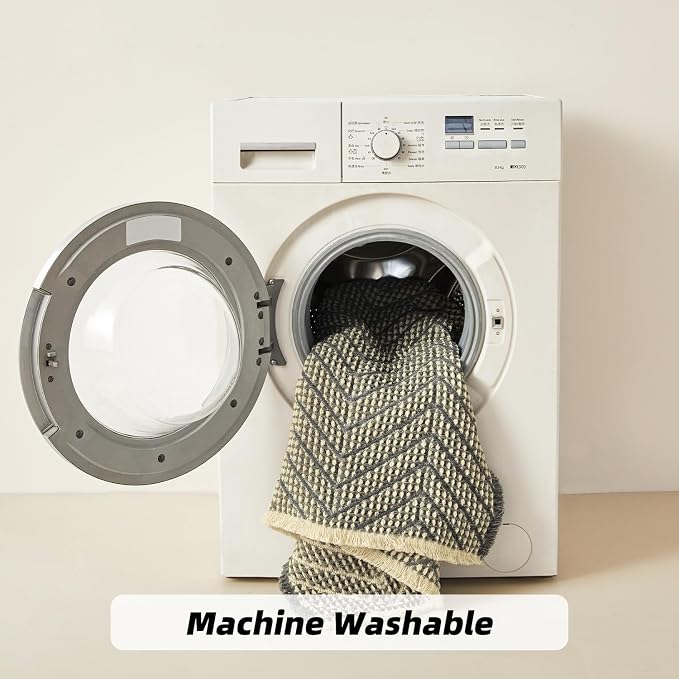 Bath Mats for Bathroom Non Slip, Waffle Luxury Bath Mat, Machine Washable Bath - Image 6