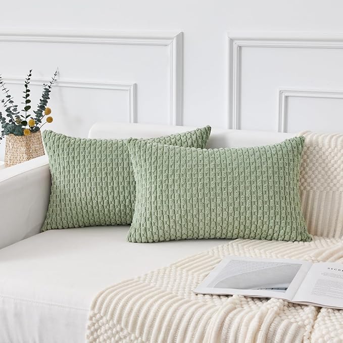 Kevin Textile 12x20 Inch Pillow Cover 1 Pack Boho Decorative Soft Striped - Image 4
