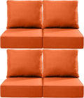 Luxury 24x24x6 Inch Outdoor Chair Cushions Set of 4 by ACTREST