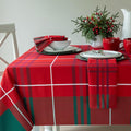 Benson Mills Heavyweight Yarn Dyed Engineered Woven Fabric Plaid Table Cloth by BensonMills