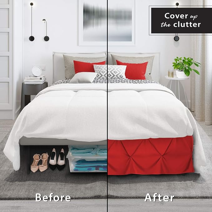 Nestl Red Bed Skirt - Image 4