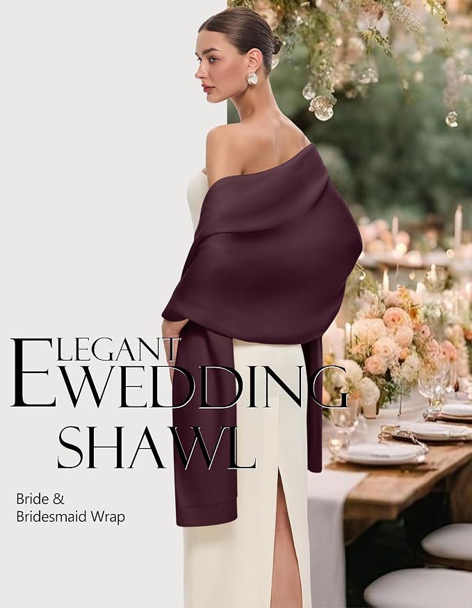 PULI Women's Pashmina Shawl Wraps - Image 3