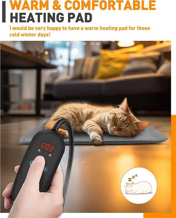 PETNF Pet Heating Pad Temperature Adjustment Dog Anti-bite Puppy - Image 3