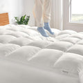 SLEEP ZONE Mattress Topper Twin XL Size, Extra Thick Fitted Mattress Pad by SLEEPZONELIFE