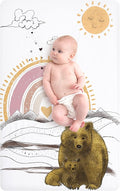 JumpOff Jo - Fitted Mini Crib Sheet by JumpOffJo