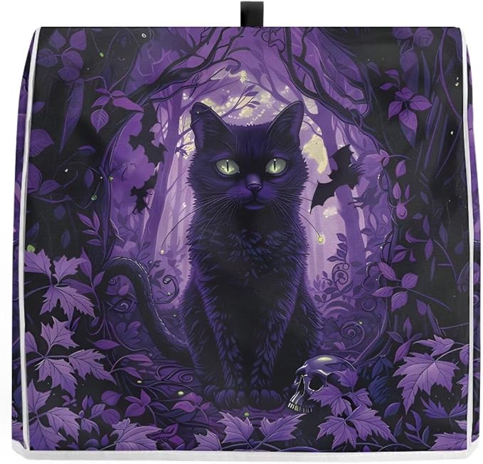 Black Cat Stand Mixer Cover Washable Kitchen Appliance Cover - Image 7