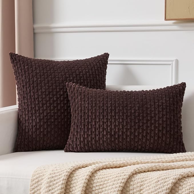 Kevin Textile 12x20 Inch Pillow Cover 1 Pack Boho Decorative Soft Striped - Image 4