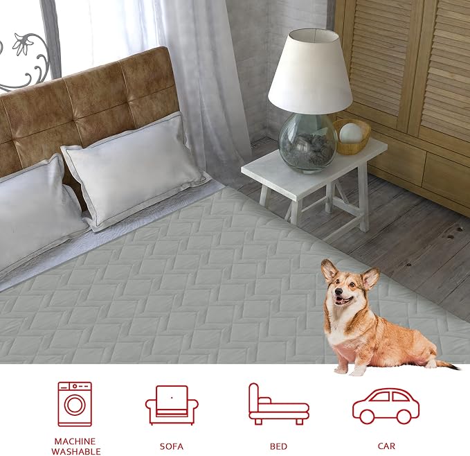 Moonsea Waterproof Dog Bed Cover Pet Blanket Sofa - Image 5