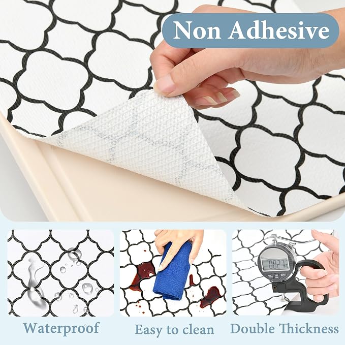 Shelf Drawer Liners for Kitchen Cabinets 11.8 x 236 Inches Non Adhesive Drawer - Image 5