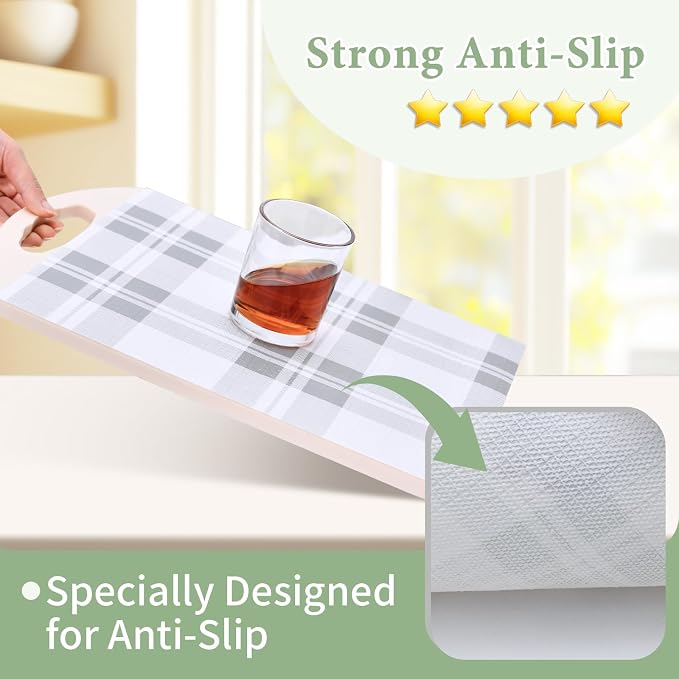 Drawer and Shelf Liner for Kitchen Cabinet: 17 in X 30 Ft Non Slip Waterproof - Image 2
