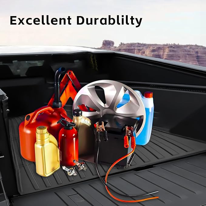 3Pcs for Tesla Cybertruck Trunk Mats Accessories 2024 2025 Custom Fit All - Image 6