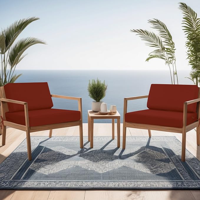 idee-home Outdoor Cushions for Patio Furniture, Outdoor Seat Cushion, - Image 4