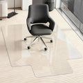 Tempered Glass Chair Mat with Lip, by Unknown