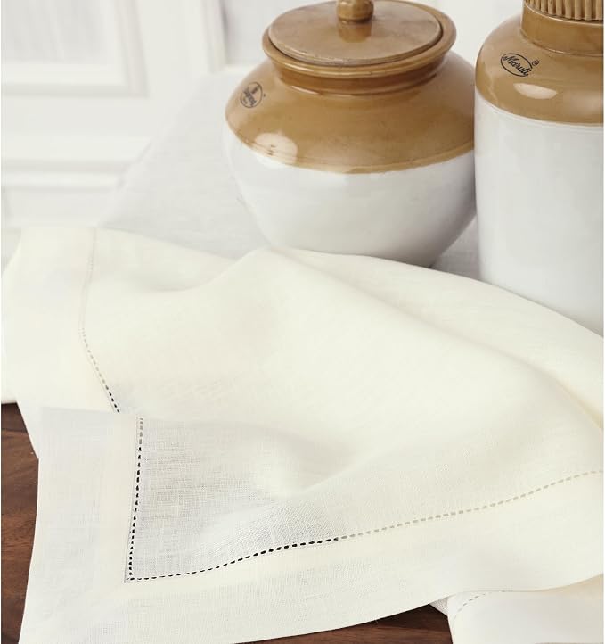 Solino Home Linen Ivory Table Runner 144 Inches Long - Image 9
