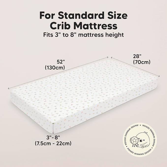 KeaBabies 2-Pack Baby Crib Sheets - Image 3