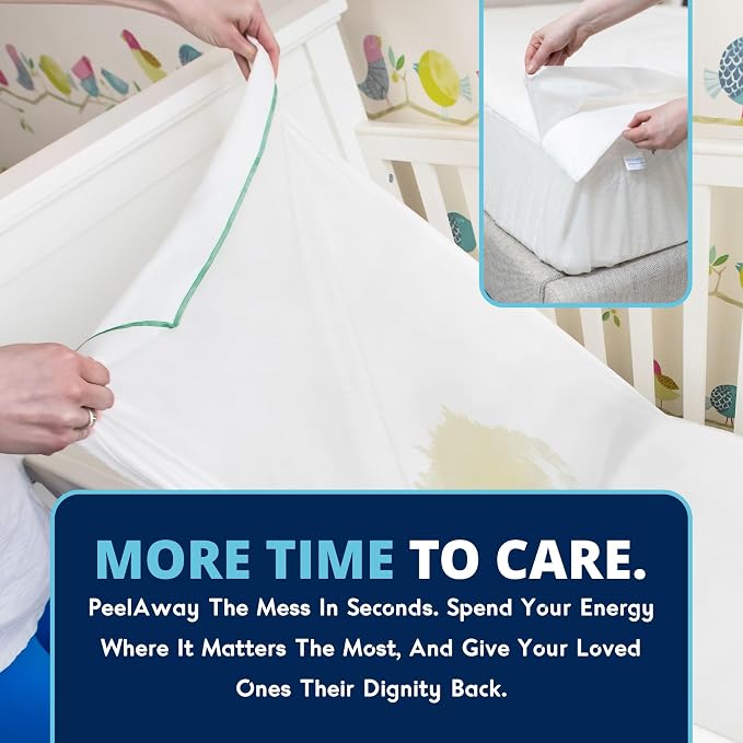 PEELAWAYS Crib-A-Peel Disposable Waterproof Crib Sheets - Image 5