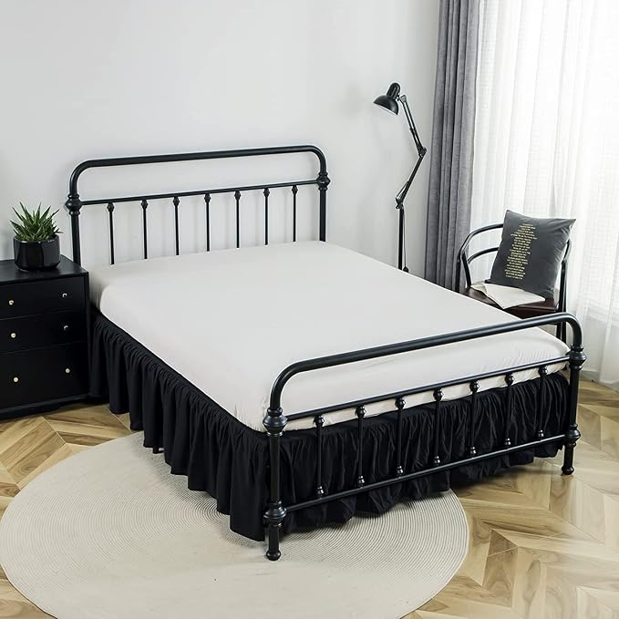 Bed Skirt Twin Size Ruffled Bed Skirt - Image 5