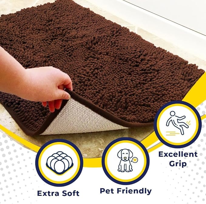 Muddy Mat® AS-SEEN-ON-TV Highly Absorbent Microfiber Door Mat and Pet Rug - Image 2