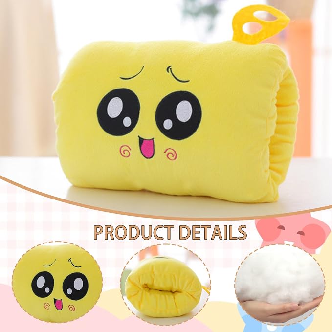Kids Cartoon Hand Warmer Pillow, Plush Animal Doll - Image 3