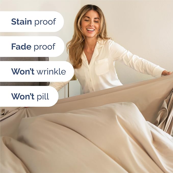 King Size 4 Piece Sheet Set - Image 5
