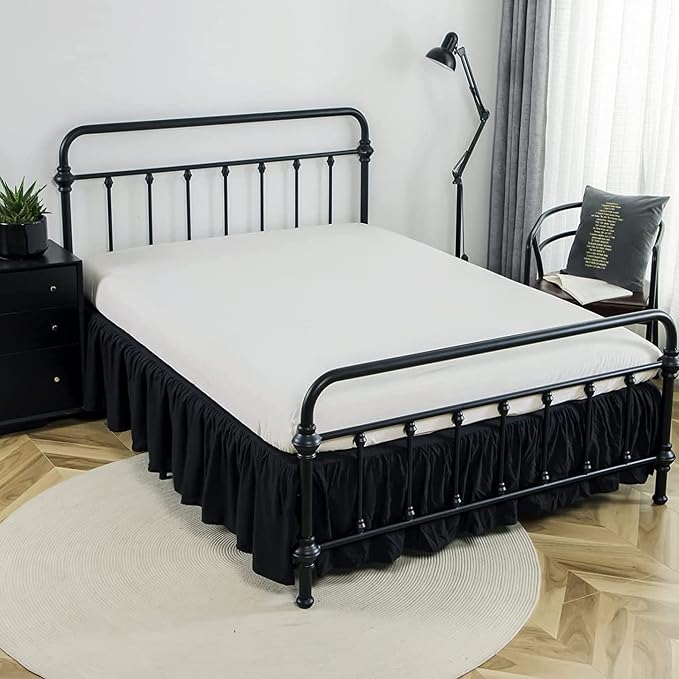 Bed Skirts Twin Size 18 Inch Ruffled Bed Skirt - Image 7