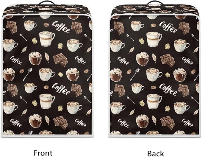 Coffee Maker Cover – Dust Protection Stain Resistant Washable Appliance Cover - Image 2
