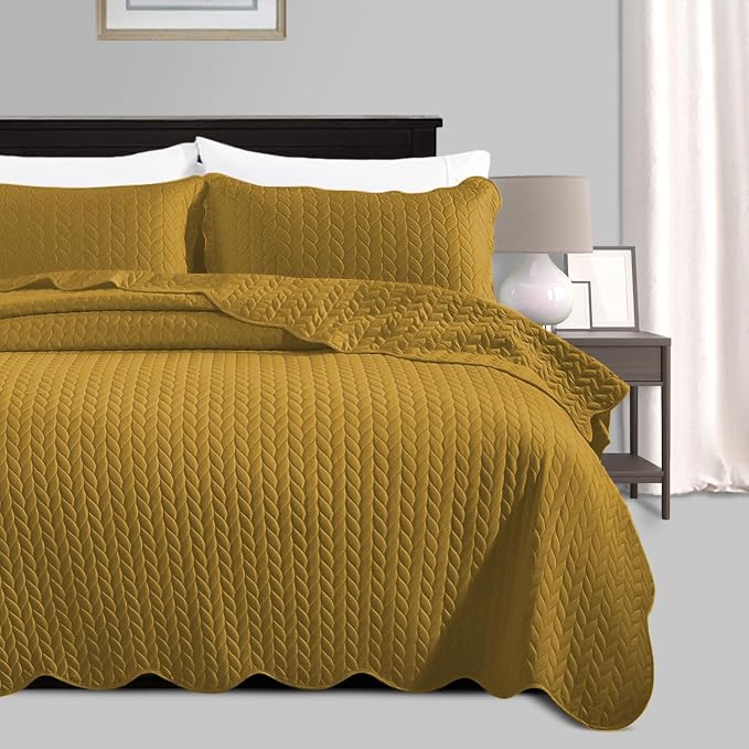 IR Imperial Rooms 8 Pack California King Quilt Bedding Set - Image 2