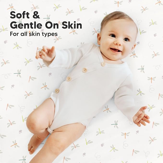 2-Pack Mini Crib Sheets Fitted - Image 4