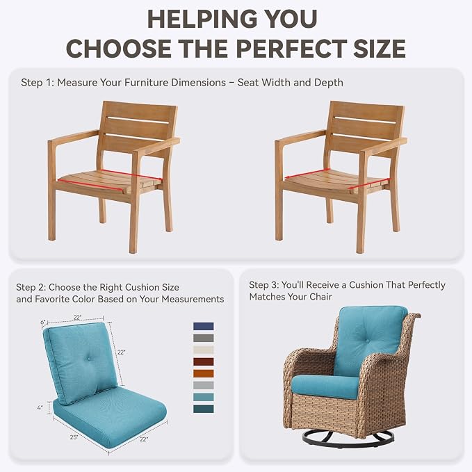 Patio Cushions for Outdoor Furniture - Image 7